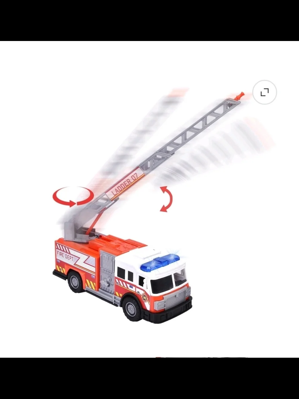 Adventure Force Fire Truck Play Vehicle